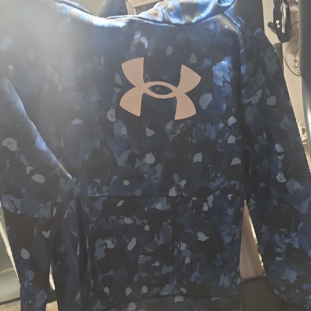 Under Armour Kids Blue Patterned Hoodie